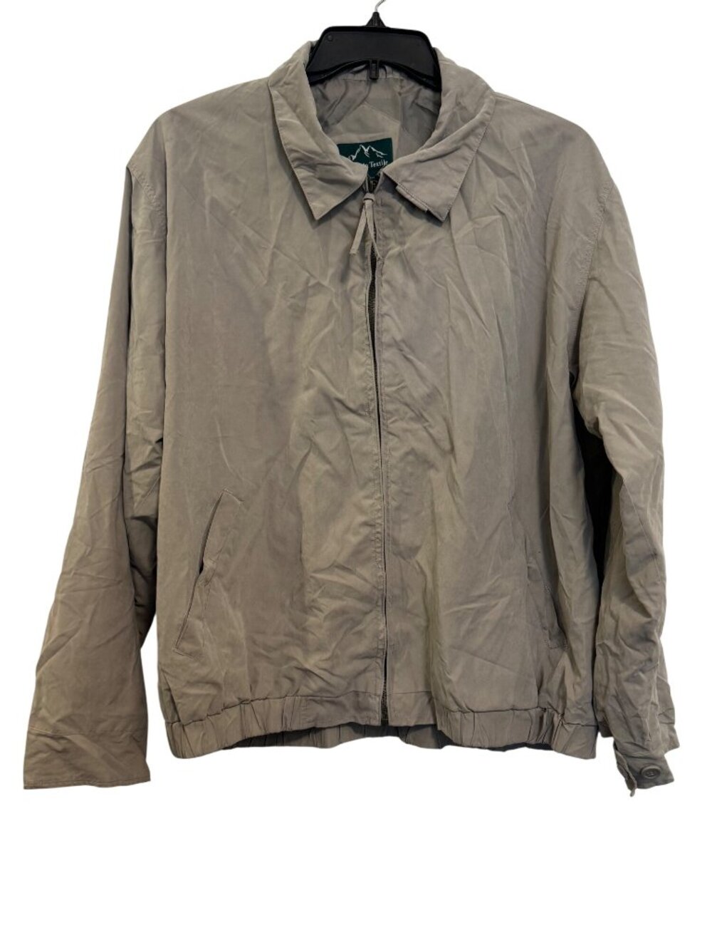 Colorado Textile Beige Lightweight Zip-Up Jacket XL